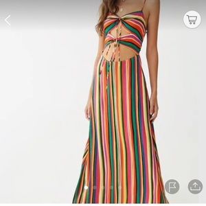 ❤️NWT❤️ Rainbow Stripe Maxi Dress